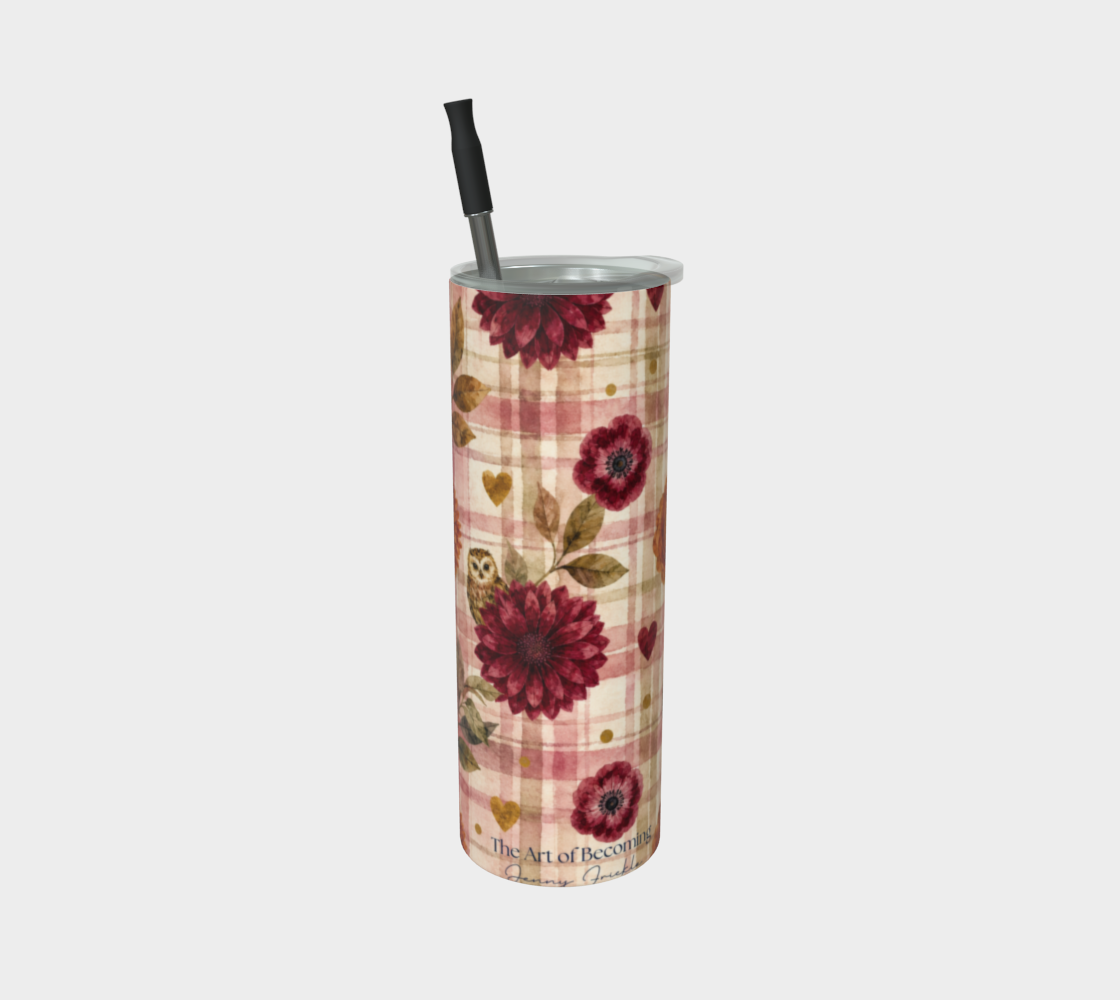 Whimsically Wise Stainless Steel Tumbler