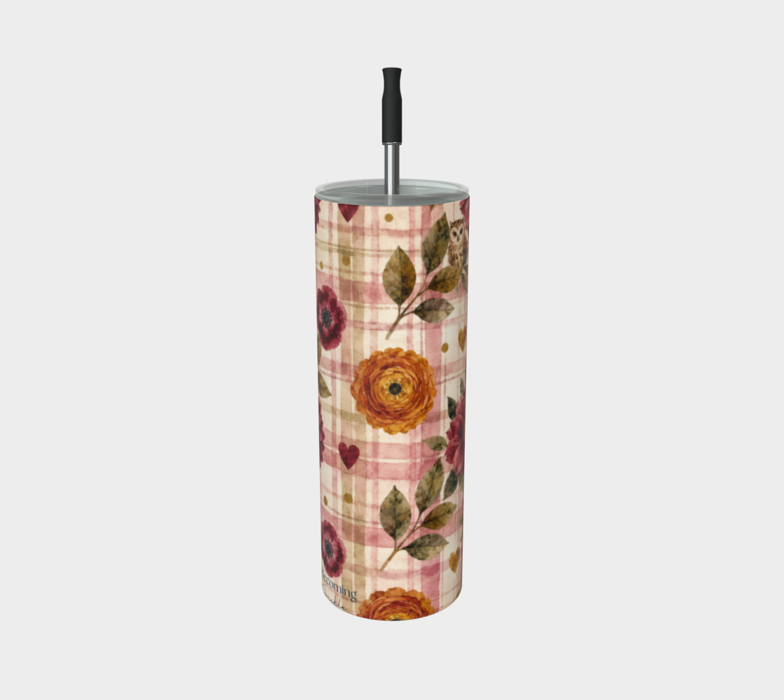 Whimsically Wise Stainless Steel Tumbler