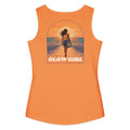 Back view of white Glow Girl women’s cotton tank top