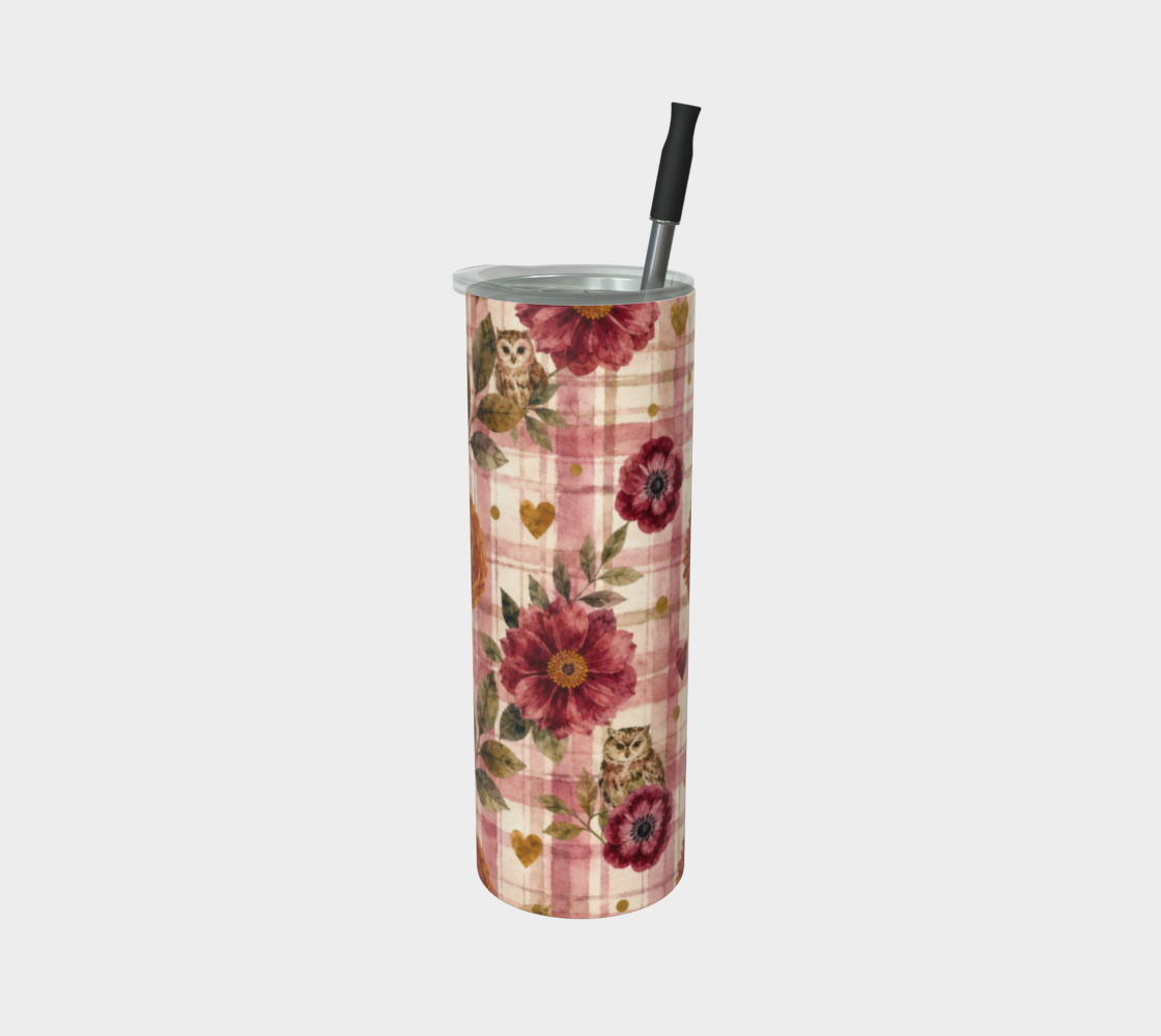Whimsically Wise Stainless Steel Tumbler