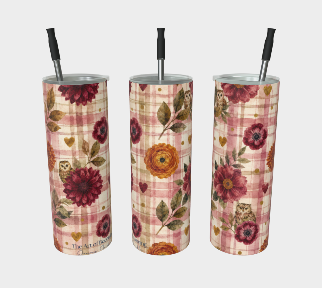 Whimsically Wise Stainless Steel Tumbler