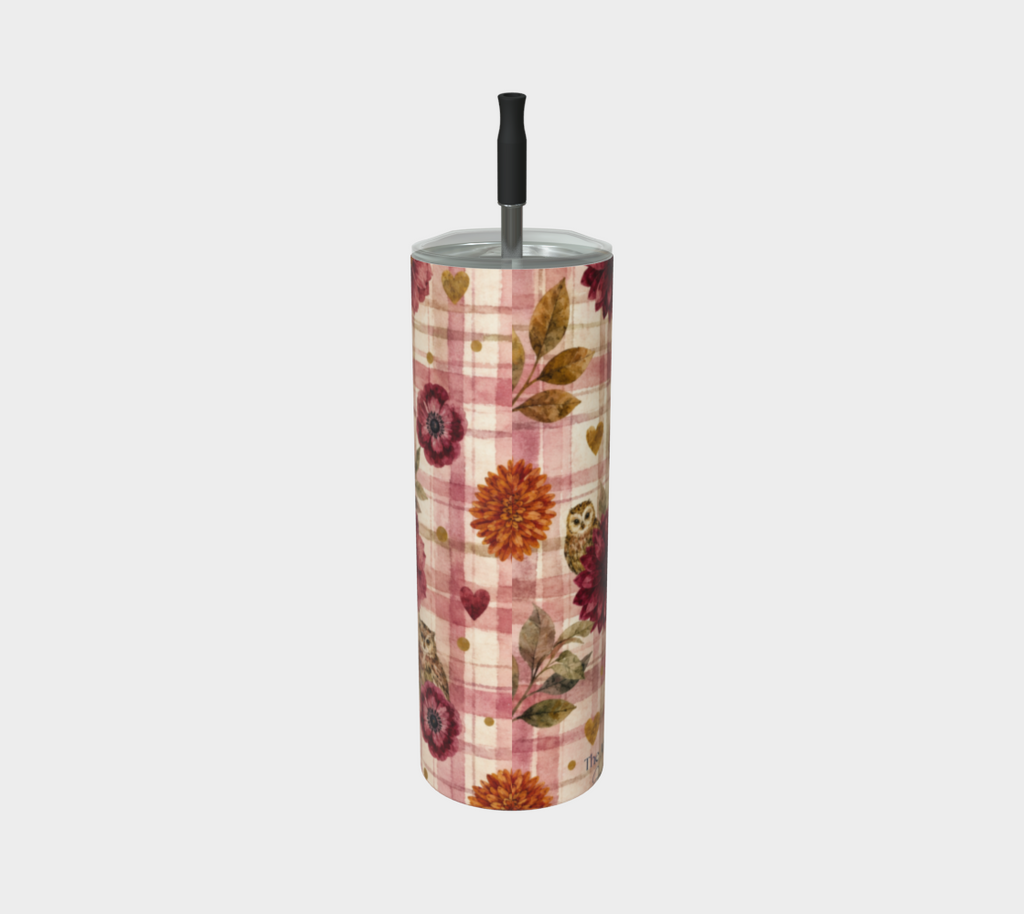 Whimsically Wise Stainless Steel Tumbler
