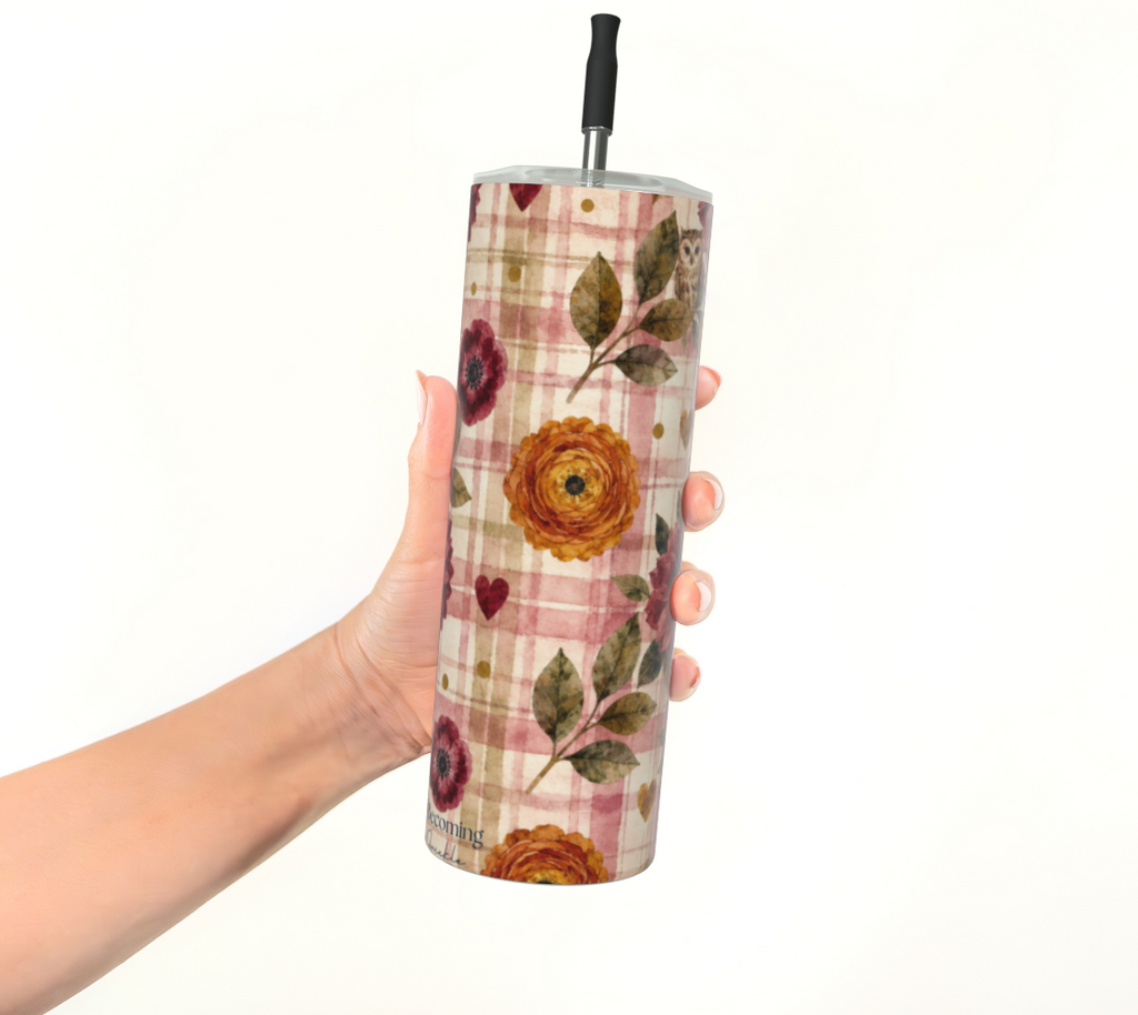 Whimsically Wise Stainless Steel Tumbler